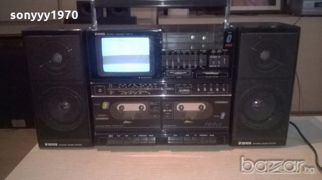 tensai rtc-8315 tv/triple cassette/tuner-внос швеицария, снимка 5 - Радиокасетофони, транзистори - 18605262