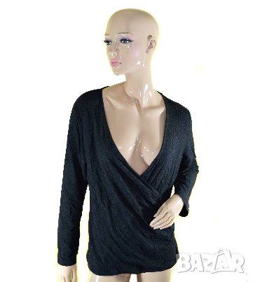 RALPH LAUREN дамска блуза тъмно сива, снимка 1 - Блузи с дълъг ръкав и пуловери - 23498759