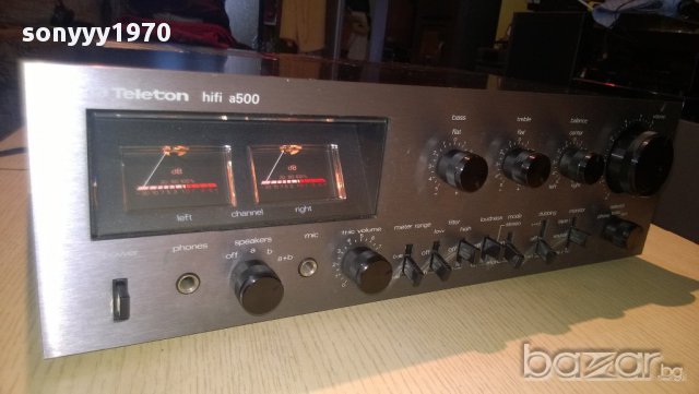 teleton a500 hi-fi stereo amplifier-300watts-внос швеицария