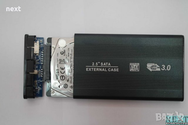 Външен 2.5" хард диск 320GB USB 3.0, снимка 3 - Външни хард дискове - 25409332