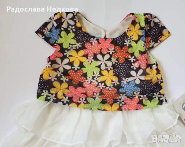 Рокличка Цветя , снимка 2 - Бебешки рокли - 10188212
