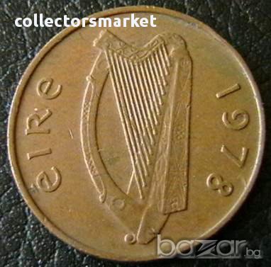 1 пени 1978, Ирландия, снимка 2 - Нумизматика и бонистика - 14453709