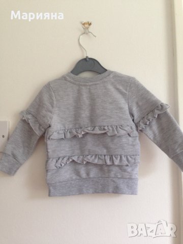 нова блуза с дълъг ръкав за момиче 6-9мес., снимка 6 - Бебешки блузки - 22006643