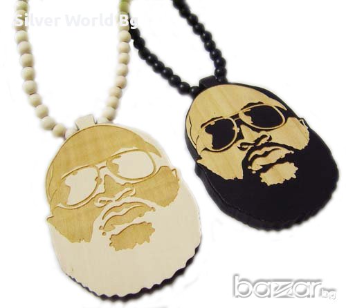 Разпродажба - Медальон от дърво Rick Ross 2819 GOOD WOOD, снимка 2 - Колиета, медальони, синджири - 6310911