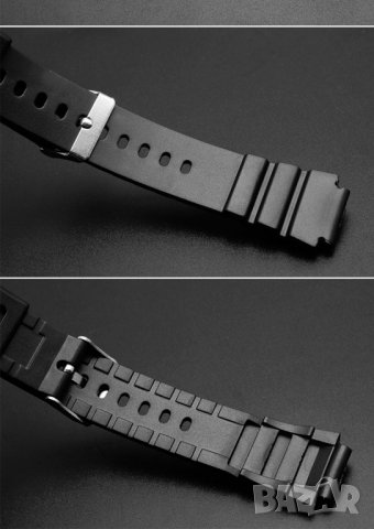 Гумени каишки за часовник нови спортен черна силиконови 18 20 22 16, снимка 4 - Каишки за часовници - 25737047