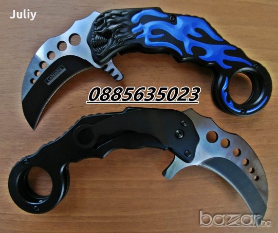 Карамбит  TAC FORCE TF-747BL, снимка 16 - Ножове - 18183954