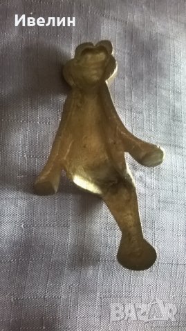 месингова статуетка-жаба, снимка 3 - Антикварни и старинни предмети - 25040646