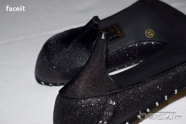 TESORI - 100% Оригинални луксозни италиански дамски обувки / ТЕСОРИ / Ток / Блестящи , снимка 15 - Дамски ежедневни обувки - 17433561