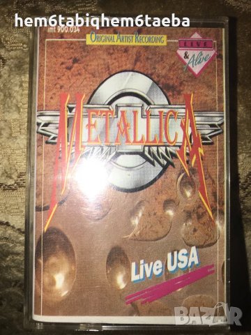 Рядка!Metallica Live USA - касетка, снимка 1
