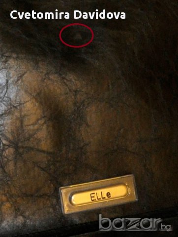 Черна кожена чанта мека Elle, снимка 5 - Чанти - 17233935