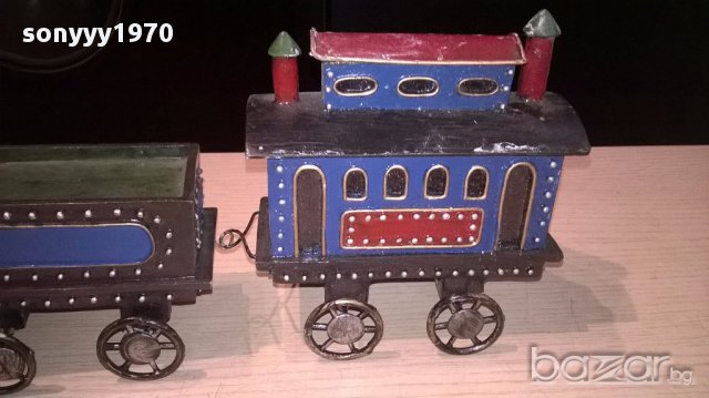 Влакче-композиция с вагони-50/18/9см-внос швеицария, снимка 14 - Антикварни и старинни предмети - 15003187