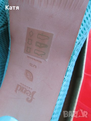 Нови обувки висок ток Feud London резеда, кожа , н.39, снимка 6 - Дамски обувки на ток - 25364281