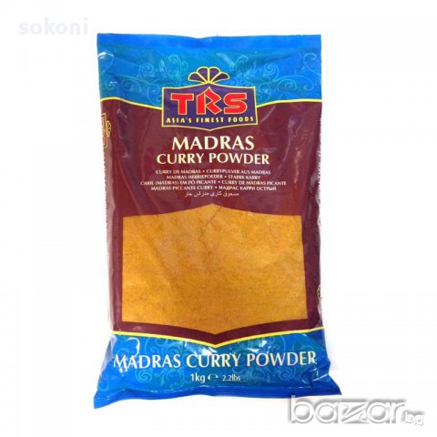 TRS Mild Madras Curry / ТРС Подправка Мадраско Къри 100гр, снимка 2 - Домашни продукти - 16996334