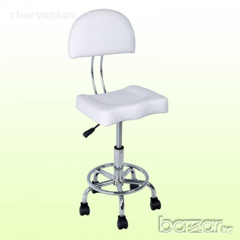 Козметичен работен стол табуретка различни модели стойка за  педикюр, снимка 4 - Козметични уреди - 20229107