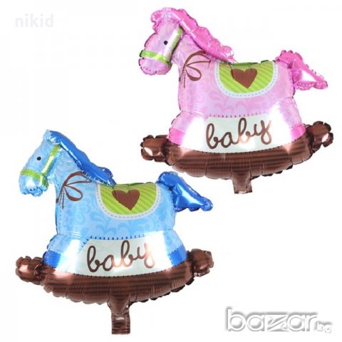 Baby конче клатушка фолио фолиев балон хелий или въздух парти рожден ден, снимка 2 - Други - 20458409
