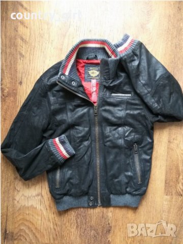 superdry womens leather jacket - страхотно дамско кожено яке, снимка 4 - Якета - 23692773