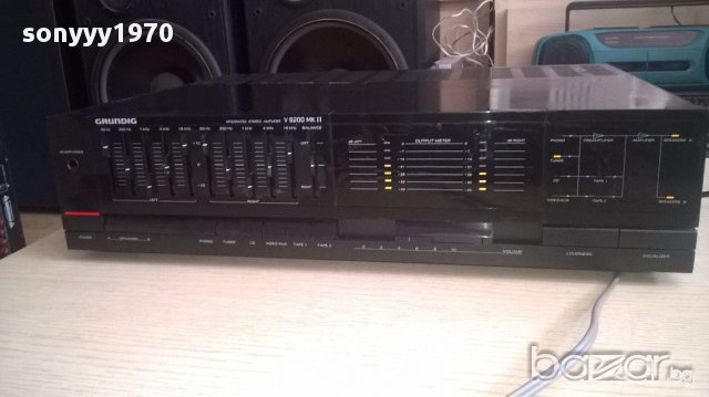 Grundig v8200 mkII amplifier-made in germany-внос швеицария, снимка 5 - Ресийвъри, усилватели, смесителни пултове - 14330222
