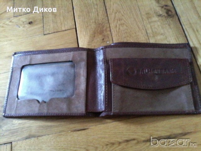 Кожен портфейл Балканбанк  естествена кожа, снимка 3 - Портфейли, портмонета - 19392858