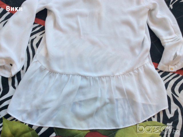 дамска бяла риза Зара, снимка 6 - Ризи - 16630946