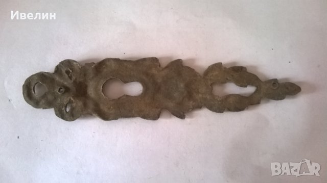 стара метална аликация,обков за мебел, снимка 2 - Антикварни и старинни предмети - 24827075