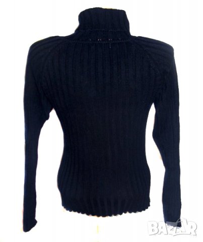 MNG Basic дамска блуза пуловер еластична плетка 100% памук, снимка 2 - Блузи с дълъг ръкав и пуловери - 16236419