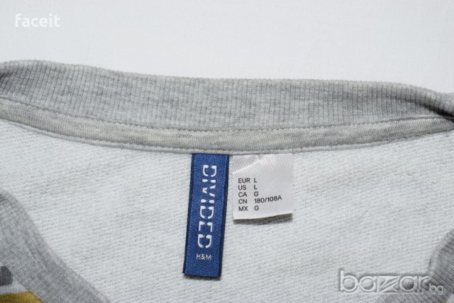 H&M - DIVIDED - Страхотна 100% Оригинална фланела / Блуза / Мъжка, снимка 6 - Блузи - 21035092