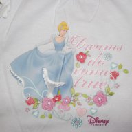 Прекрасна блуза с къс ръкав в бяло Disney, размер 6-9 (месеца), снимка 3 - Бебешки блузки - 10714322