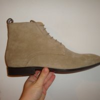 Zing -стилни мъжки обувки от естествен велур, снимка 1 - Мъжки боти - 24365859