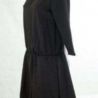 Къса черна рокля марка Tessita  - M, снимка 3 - Рокли - 25734745