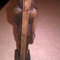 антика-фараон-метална масивна-14х4х3см, снимка 9 - Антикварни и старинни предмети - 23959489