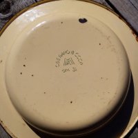 Емайлирана паница,чиния, снимка 6 - Антикварни и старинни предмети - 19566855