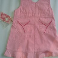 Детски сукман 100% памук с бродерии в розово, снимка 4 - Други - 9630162