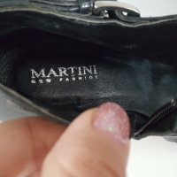 Черни дамски сандали естествена кожа с ток Мартини, снимка 5 - Сандали - 22748175
