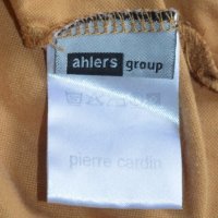 Pierre Cardin 4XL 5XL мъжка тениска светло кафява, снимка 4 - Тениски - 23436067