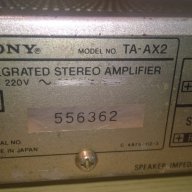 sony ta-ax2 stereo amplifier-made in japan-внос швеицария, снимка 9 - Ресийвъри, усилватели, смесителни пултове - 10834392