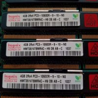 РАМ памет HYNIX HMT351V7BMR4C-H9 PC3-10600R DDR3 1333 4GB , снимка 2 - RAM памет - 21123516