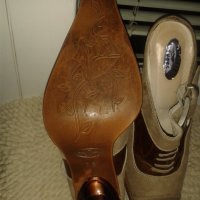  Дамски обувки/затворени чехли/ от естествена кожа на Ingiliz - гр.Пещера, снимка 8 - Чехли - 19087376