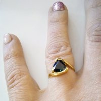 ЗАПАЗЕНА ЦЕНА ДО ИЗЧЕРПВАНЕ!!!златен пръстен с турмалин 2.95 грама, размер №50, снимка 6 - Пръстени - 21211282