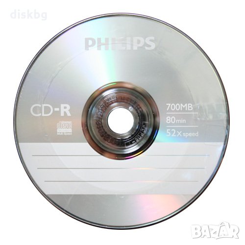 CD-R PHILIPS 700MB, 52x - празни дискове , снимка 1