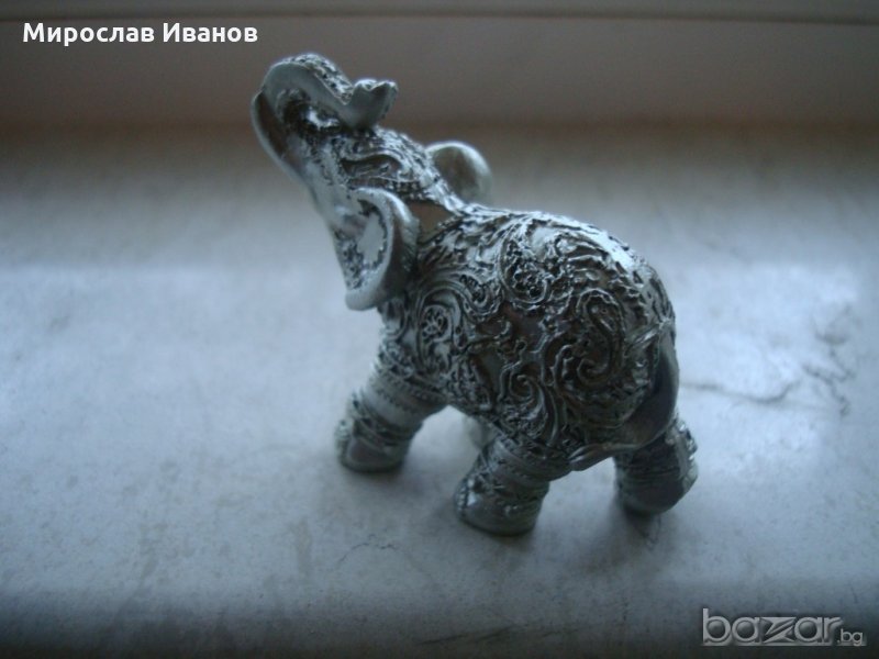 "Индийско слонче" - статуетка от Индия, снимка 1