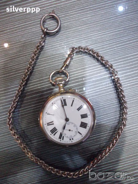 Железничарски джобен часовник, снимка 1