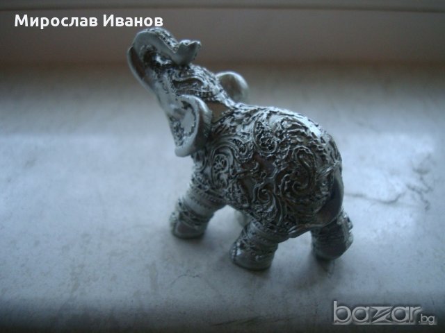 "Индийско слонче" - статуетка от Индия, снимка 1