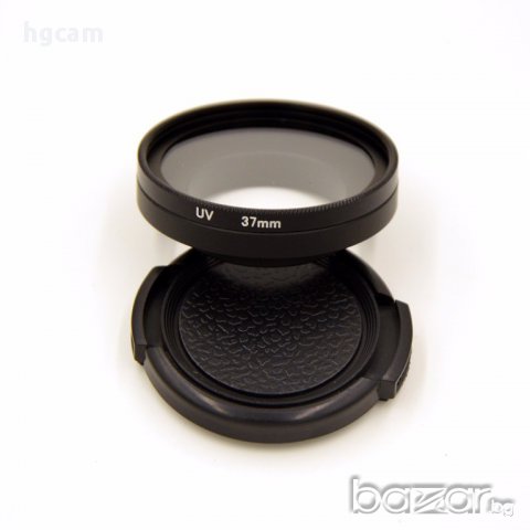Комплект UV филтър 52mm, преходник и капак OEM за GoPro Hero 3/3+ , снимка 5 - Обективи и филтри - 17110744