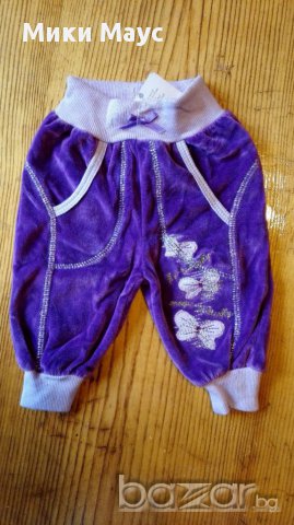 турски плюшени панталонки , снимка 1 - Панталони и долнища за бебе - 16311305