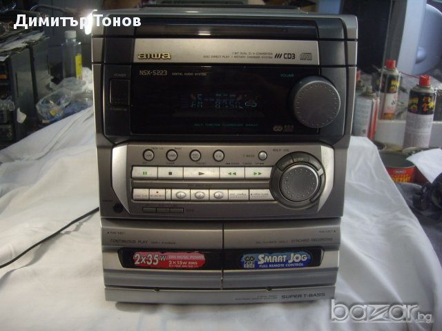 AIWA NSX-S223 аудио система продавам + BLUETOOTH!, снимка 1 - Аудиосистеми - 15499151