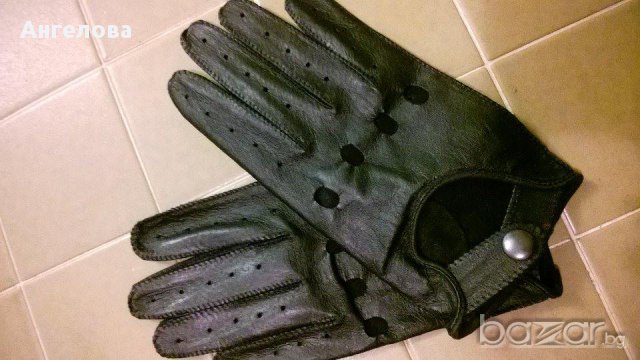 Ръкавици за шофиране естествена кожа , снимка 3 - Шапки - 12371713