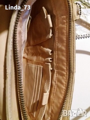 Дам.чанта-"ESPRIT"-/ест.кожа/,цвят-пудра. Закупена от Германия., снимка 9 - Чанти - 21698602