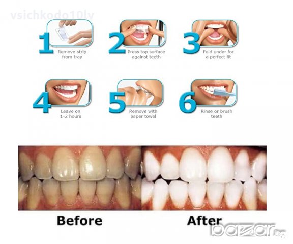  Ленти Advanced Teeht Whitening - 7-дневен курс за избелване на зъбите -без болка и дискомфорт, снимка 2 - Здраве и красота - 19647041