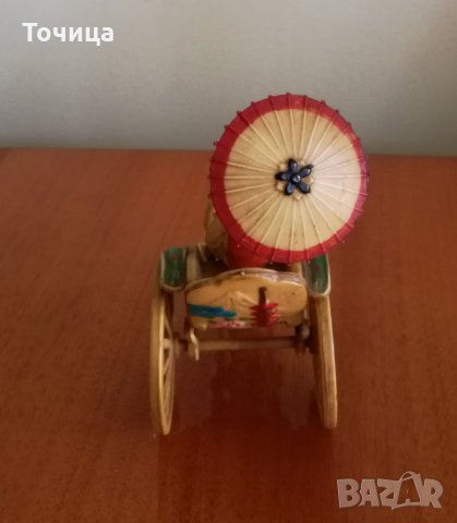 Гейша с рикша - изцяло целулоид, снимка 2 - Колекции - 23123774