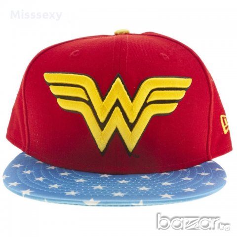ПРОМО 🍊 NEW ERA 🍊 Оригинална шапка WONDER WOMAN размер: 7½ нова с етикети, снимка 2 - Шапки - 10762888